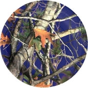 Purple Camo 9" Lunch Plates 8 Pack