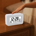 thumbnail image 5 of Home LCD Digital Alarm Clock, Luminous Small Clock for Children Students Elderly, Automatic Wake-Up Call Clock with Temperature Display, Battery-Powered Alarm Clock for Bedroom Office Dorms, 5 of 7