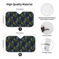 thumbnail image 3 of Fuzoiu Sunflowers Print Car Windshield Sun Shade,Block Uv Rays Sunshade,Foldable Front Window Sun Visor Protector for Car,SUV,Truck-Keep Vehicle Cool-Sunflowers, 3 of 8