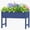 Blue, variant on Weatherproof Raised Garden Bed, Outdoor HDPE Planter Box with Legs, Raised Planter Beds for Garden, Patio, Deck, Balcony (Black)