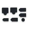 thumbnail image 4 of Methold 7 piezas Consola de juegos Puerto de alimentación Tapones antipolvo Cubiertas Tapas Equipo de jugador Videojuegos y accesorios Negro, 4 of 6