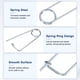 thumbnail image 2 of Uxcell 6-Pack Pin de Seguridad de Chaveta en Forma de Broche, Pines de Acero de Resorte M3x63mm, Sujetadores de Broche de Bloqueo Rápido, Clips Retenedores Pesados, 2 of 7