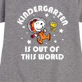 thumbnail image 3 of Peanuts - Kindergarten Is Out Of This World - Back to School - Toddler and Youth Girls Fleece Dress, 3 of 6