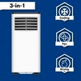 thumbnail image 4 of AuxAC 5,500 BTU (8,000 ASHRAE) Portable Air Conditioner, Up to 200 sq ft, MF-08KC2, 4 of 10