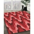 thumbnail image 3 of Ahgly Company Machine Washable Indoor Rectangle Transitional Red Area Rugs, 7' x 9', 3 of 7