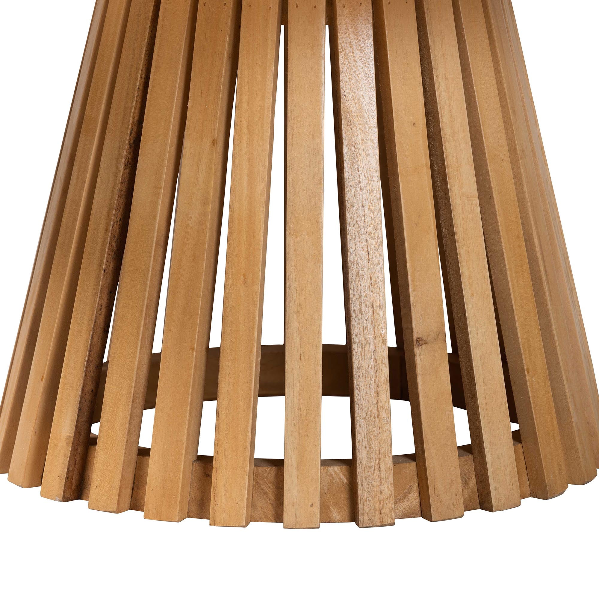 bali & pari Caribic Modern Coffee Table, Natural Brown