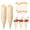 Gold, variant on 200 Pcs Disposable Wood Charcuterie Cones 5 Inch Wooden Food Ice Cream Cone Pearl Cocktail Picks Fancy Bamboo Toothpicks for Appetizers Holder Drinks Wedding Birthday Party(Gold)