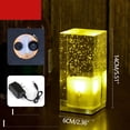 thumbnail image 3 of Night Light Crystal Light Crystal Night Light Bar Desk Lamp LED Rechargeable Crystal Lamp Restaurant Ktv Bedside Lamp Small Night Light Decorative Table Lamp, 3 of 3