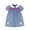 E-Blue Rabbits, variant on Emy Dola 2-7T Little Girls Lace Lapel Collar Cotton Dress Short Sleeve Foral Bunny Applique Tunic Summer Dresses