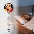 thumbnail image 4 of Personalized Wall Clock Non-Ticking Silent Clocks Battery Operated Round Clocks Decorative for Bathroom,Office-Beautiful Black Woman With Shocked Expression On Face(12inch), 4 of 4