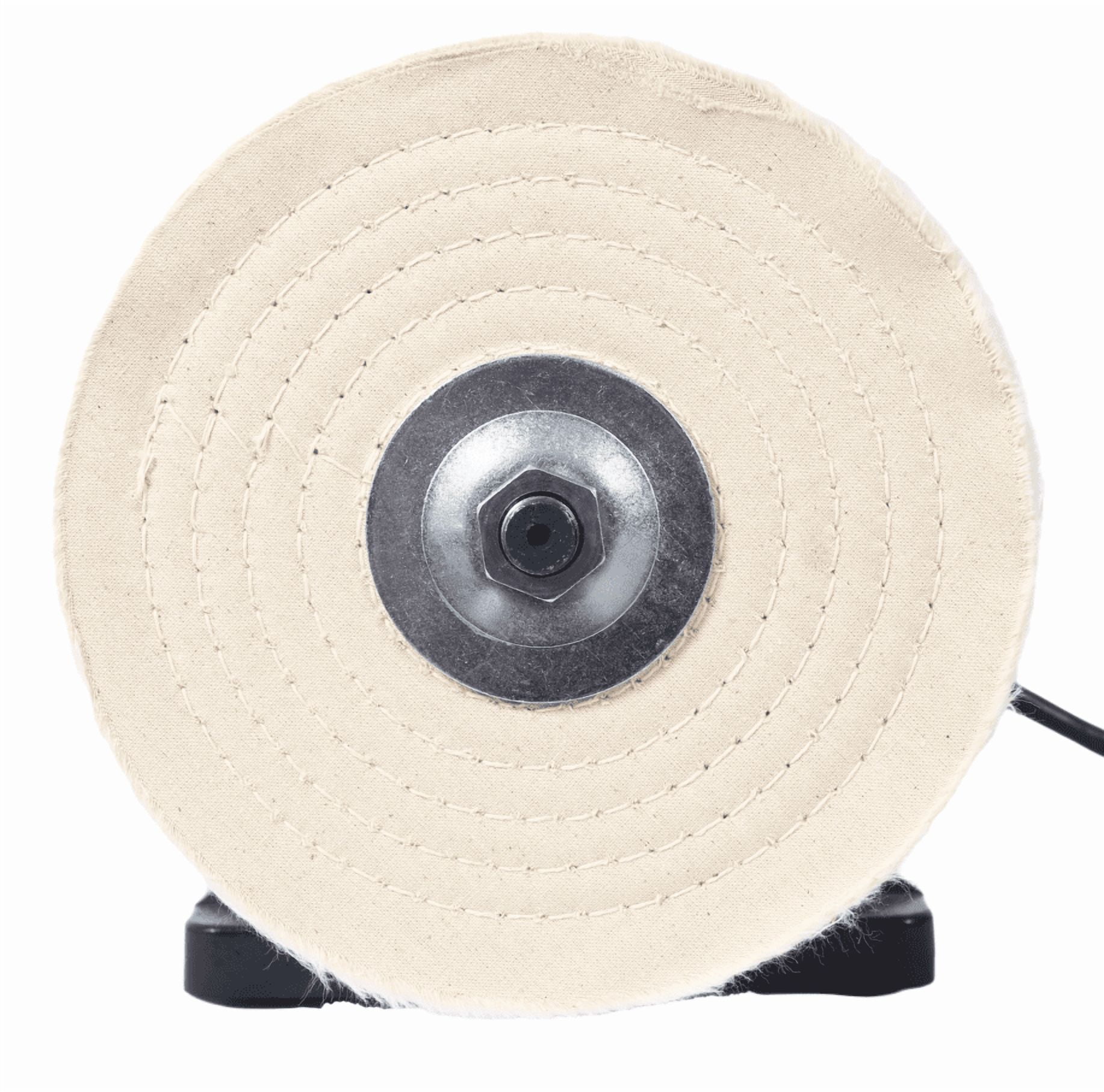 8-Inch Electric Polisher Buffer, 4-Pole Motor, 4 Buffing Wheels, CSA