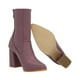 thumbnail image 4 of Platonia | Bota Puntal De Tacón Estilizada Italia Cabra Piel Sintético Morado Para Mujer, 4 of 5