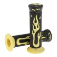 thumbnail image 4 of Universal 7/8'' Motorcycle Scooter Handlebar Hand Grips Handlebars 7/8 Mountain Rubber Yellow, 4 of 6