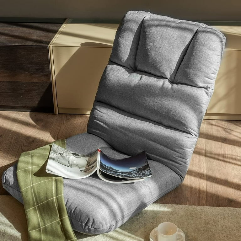 Grey discount floor chair