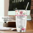 thumbnail image 5 of Gifts for Bonus Mom, Step Mom Gifts Ideas, Stainless Steel Bonus Mom Tumbler with Lid and Straw 20oz, Mothers Day Christmas Birthday Gifts for Step Mom Bonus Mom Mother in law (Pink Bonus Mom), 5 of 6