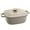 Gray, variant on Smith & Clark 4 Quart Enameled Cast Iron Square Dutch Oven Pot with Lid, Matcha Green