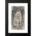 thumbnail image 2 of Félicien Rops 10x14 Black Modern Framed Museum Art Print Titled - Study for Frontispiece for ‘Young People France’ by Theophile Gautier, 2 of 5