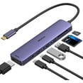 thumbnail image 1 of USB C Hub  Adapter for  Pro/Air, MOKiN 7 in 1 USB C Dongle with , SD/TF Card Reader, USB C Data Port,100W PD, and 2 USB 3.0 Compatible for  Pro/Air,  XPS,  Thinkpad., 1 of 8