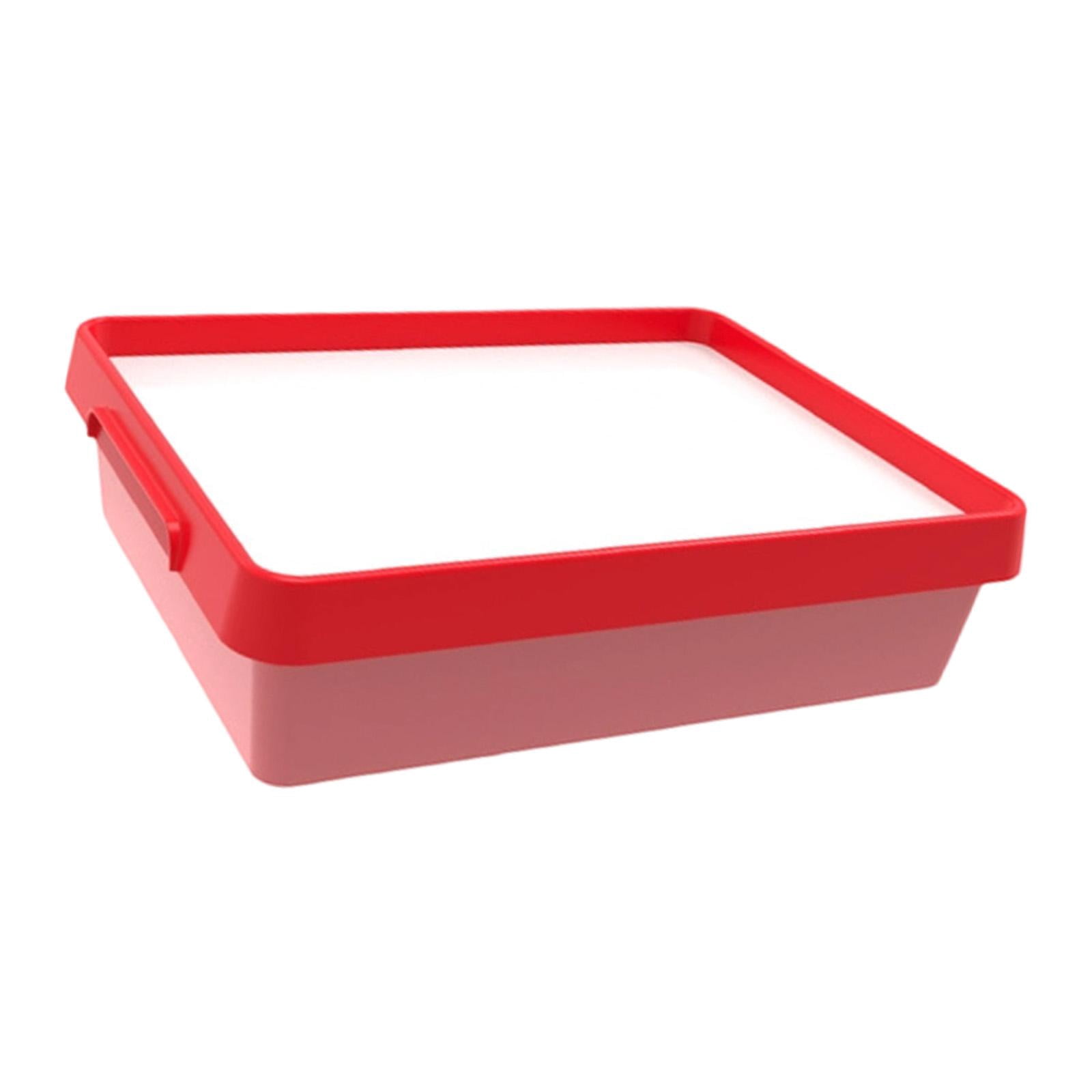 Dualoai Sand Painting Light Box Boys Girls Color Shape Cognition Sensory Light Table Red