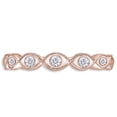 thumbnail image 2 of AFFY 2/9 Carat (Cttw) Round Natural Diamond Beautiful Engagement Band Ring 14K Solid Rose Gold (I-J Color, I2-I3 Clarity,0.23 Carat (cttw) Ring Size-9, 2 of 6