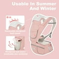 thumbnail image 4 of AGUDAN Baby Carrier with Hip Seat, 6 in 1 Ergonomic Unisex Waist Stool, 0-36 Months, 4 of 7