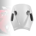 thumbnail image 2 of Windshield WindScreen Universal fits for Motorcycle with 22mm / 7/8" handlebar Clear, 2 of 11
