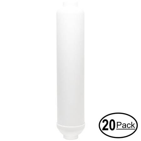 

20-Pack Replacement for AMI AAA-365PE Inline Filter Cartridge - Universal 10-inch Cartridge for AMI AAA 36 GPD 5 Stage RO System - Denali Pure Brand