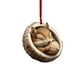 thumbnail image 2 of Animals Christmas Ornaments Christmas Tree Animals Print Acrylic Ornaments Forest Animals Decorations Christmas Decorations Souvenir Gifts, 2 of 5