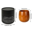 thumbnail image 3 of Big Belly Wooden Cup - Natural Wood Cup, 3.4 oz, Single Pack with Kraft Paper Tube, Style H, 3 of 3