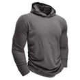 thumbnail image 4 of Gibobby Sudadera ligera hombre Abrigo con Capucha Sudadera con Capucha para Hombre(Gris oscuro,XG), 4 of 4