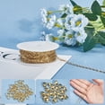 thumbnail image 3 of 33 Feet/10M Stainless Steel Chains Roll Gold Chain Kits 3.5m Metal Extension Connectors Chains with Spool Open Jump Rings Lobster Claw Clasps for Jewelry Making Bracelet Necklace DIY Crafts Golden, 3 of 5