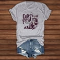 thumbnail image 5 of JYLPZYR Short Sleeve Shirts for Women Cute But Feral Funny Shirt Cute But Feral Funny Shirts Cute But Feral Funny Tshirt Cute But Funny T Shirt (Gray,L), 5 of 8