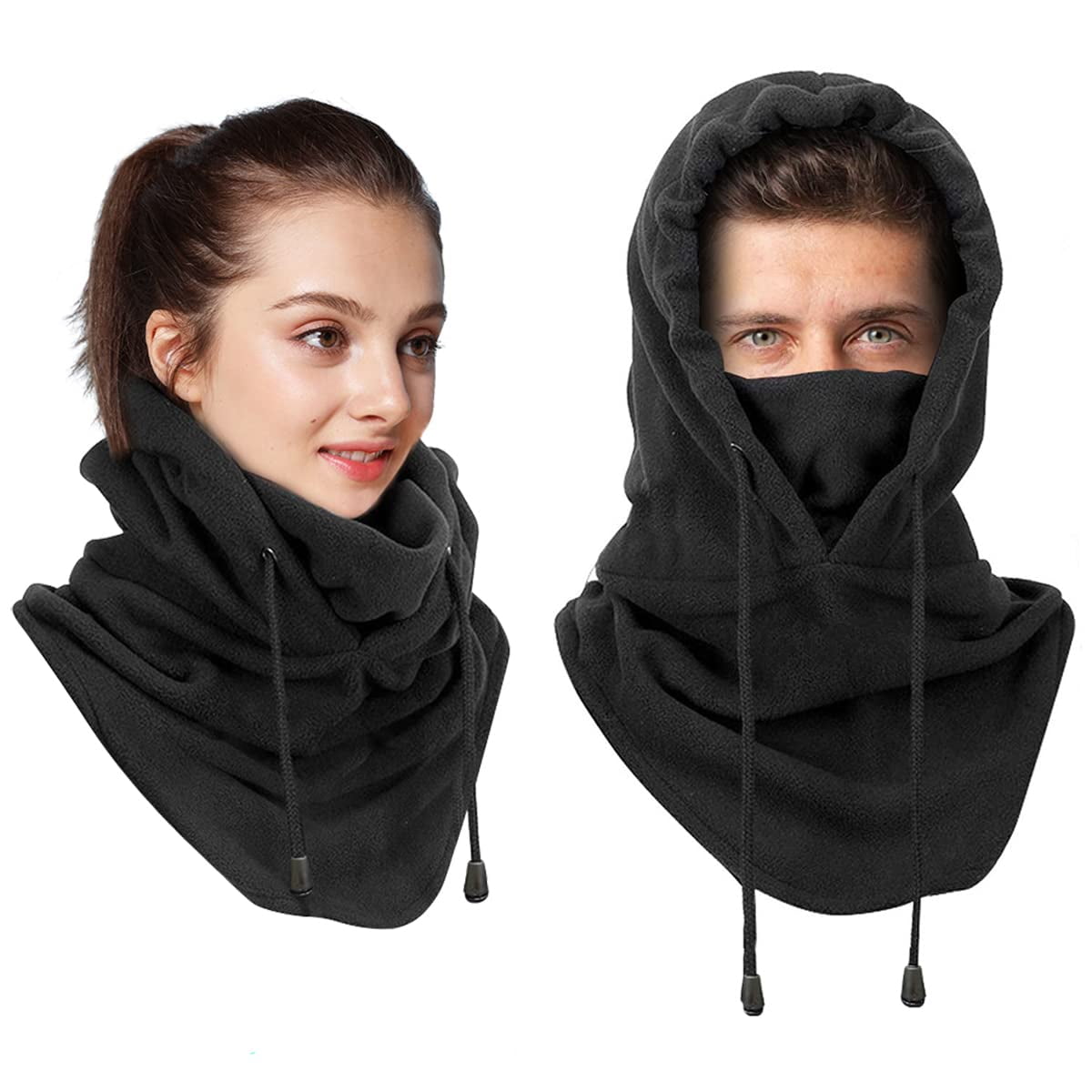 Running Ski Face Mask Waterproof Windproof Protection for Ski Unisex Winter Fleece Neck Cover Universal Size SGODDE Motorcycle Balaclava Cycling Motorcycle Hiking
