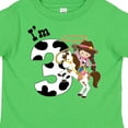 thumbnail image 4 of Inktastic I'm Three-cowgirl Riding Horse Birthday Girls Toddler T-Shirt, 4 of 5