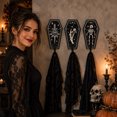 thumbnail image 3 of Vintage Halloween Decor with Coffin Shape and Metal Hook, Decorative Wall Hook for Entryway and Halloween Wall Decor for Spooky Season, Gothic Halloween Decor Single Piece for, 3 of 5