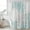 Aque, variant on Aqua White Waterproof Shower Curtain, 72"x72" Washable Polyester Fabric Shower Curtains for Bathroom, Abstract Grey Chrysanthemum Flower Floral Decorative Bathtub Curtain Sets with Hooks