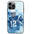 thumbnail image 1 of IPhone 12 13 14 Mini Pro Max plus Étui de Téléphone, Rugby Football Américain star Brady Étui IPhone, 1 of 1