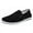 Black, variant on Aoochasliy Men's Shoes Flat Shoes Casual Men Boys Casual Sneakers Sports Running Breathable Solid Canvas Slip-On Shoes Basic Clothes