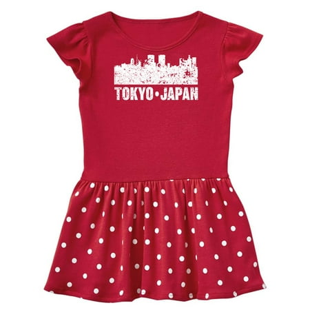 

Inktastic Tokyo Japan City Skyline with Grunge Gift Baby Girl Dress