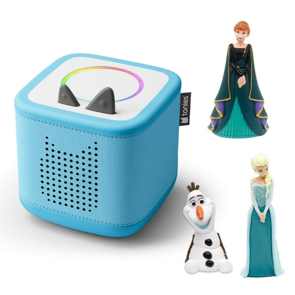 tonies Coffret Toniebox 2 avec Elsa, Olaf et Anna de Frozen – Bleu ciel (Francais)