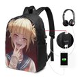 thumbnail image 2 of My Hero Academia Himiko Toga Laptop Backpack Daypack School Student Bookbag Satchel Rucksack Shoulders Travel Bag With USB Headphone Charging Port, 2 of 8