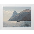 thumbnail image 1 of Adamov, Alexey 14x11 White Modern Wood Framed Museum Art Print Titled - Ride by the Rocks, 1 of 4