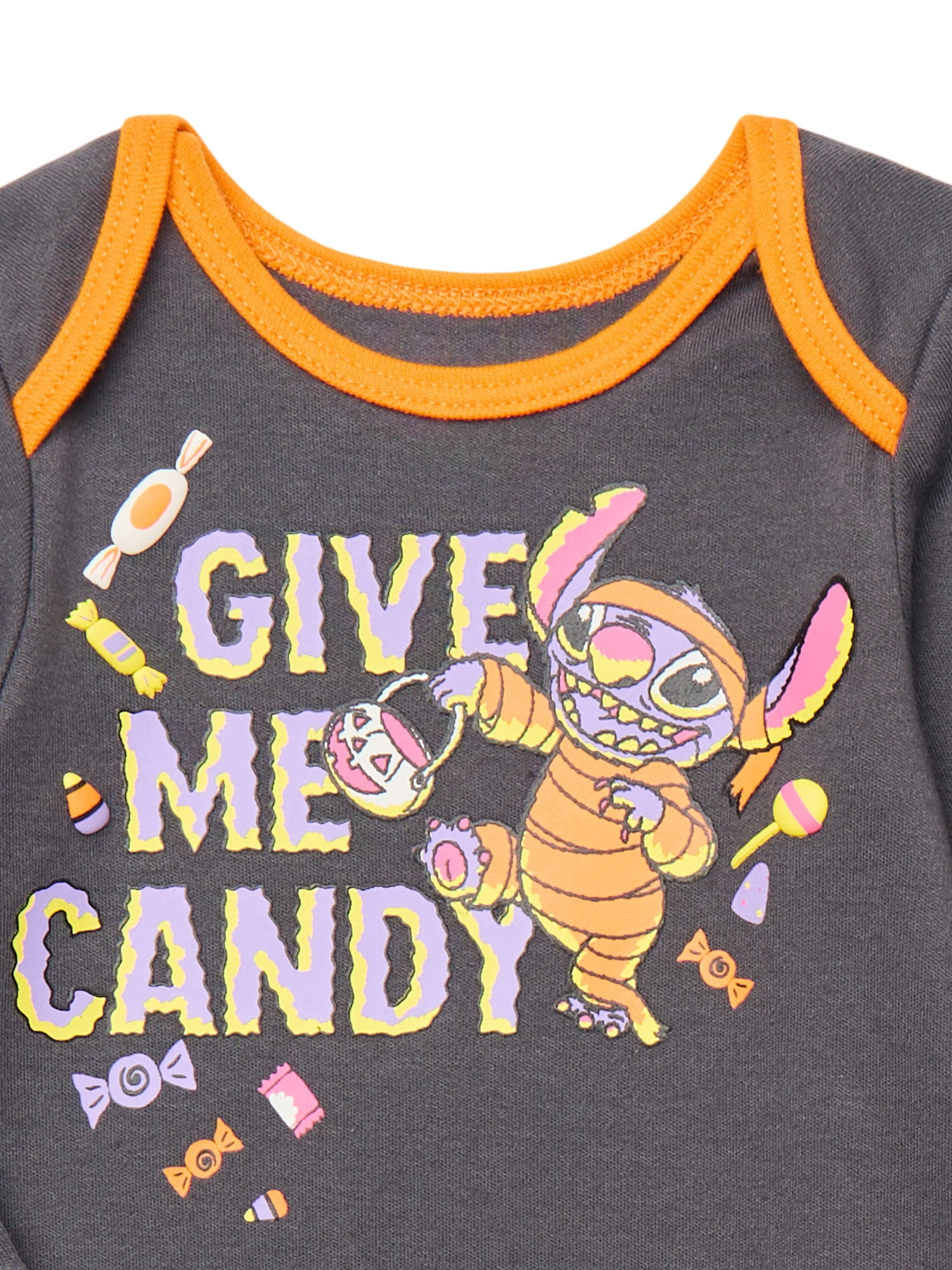Halloween Lilo & Stitch Baby Boys or Girls Outfit Set, 3-Piece, Sizes 0M-12M