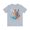 Light Blue, variant on Tiger Graphic Unisex 100 Cotton Vintage Art with Animal Tee 16