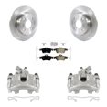 thumbnail image 1 of Transit Auto Rear Disc Brake Caliper Rotors and Semi-Metallic Pads Kit for Car 2018-2021 Ford EcoSport FWD KC8-100679N, 1 of 11