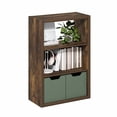 thumbnail image 5 of Furinno VIOLA 3-Tier Open Shelf Bookcase in Bookshelf in Amber Pine, 5 of 6