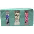 thumbnail image 2 of Sorbus Foldable Storage Bag Organizers, 3 Sections for Clothes, Blankets, Closets, Bedrooms, 2 of 5