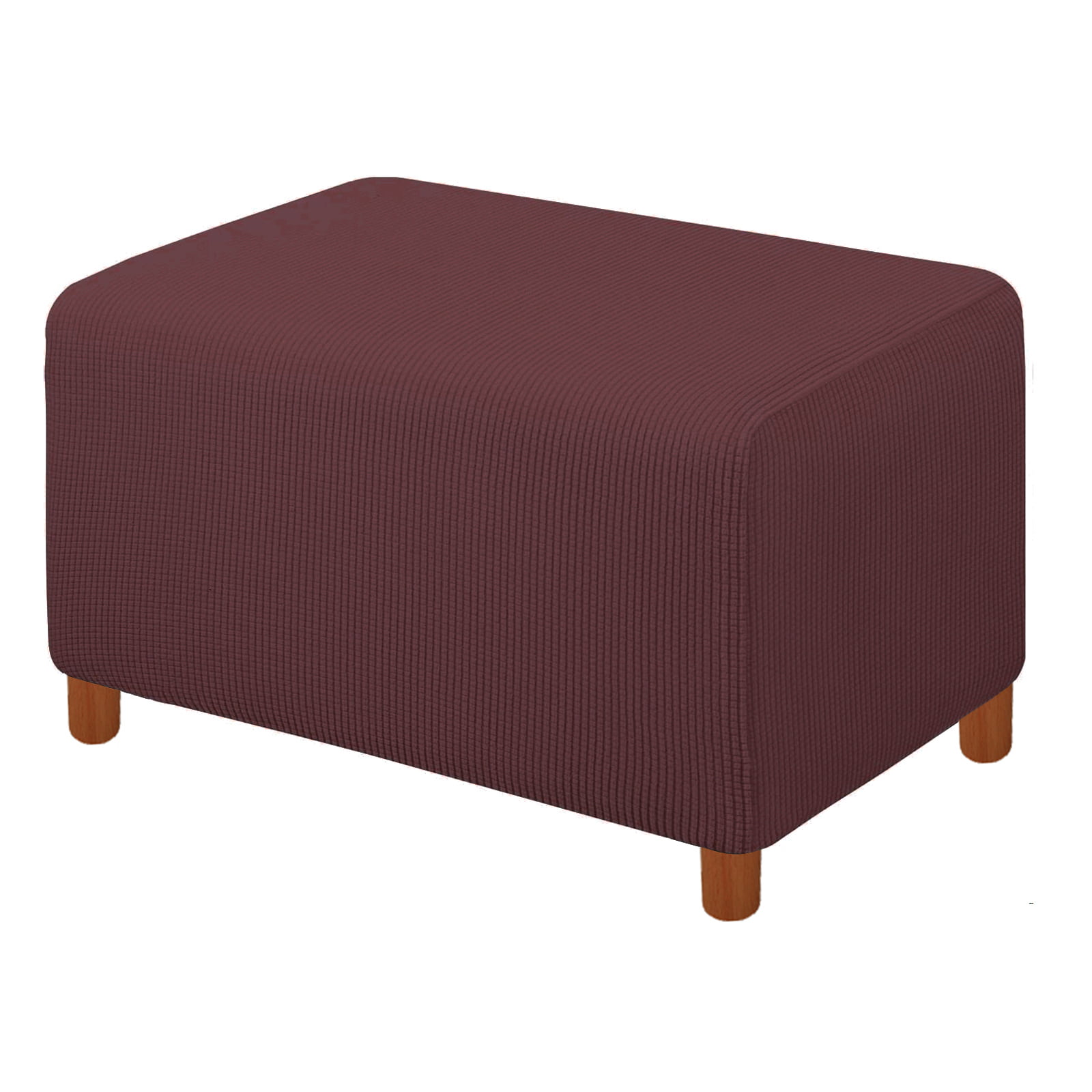 Details about   Ottoman Slipcover Living Room Footstool Cover Stretch Elastic Rectangle Soft
