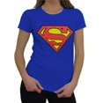 thumbnail image 1 of Superman tssupjunroyal-x Superman Womens Symbol T-Shirt - Extra Large, 1 of 8