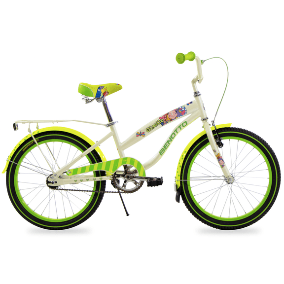 Bicicleta Benotto Acero Giselle R20 1V Verde Claro Niña